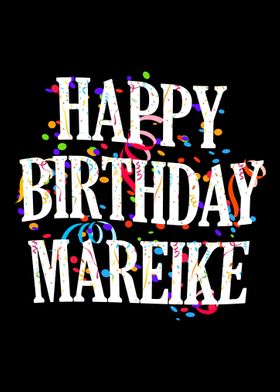 Happy Birthday Mareike