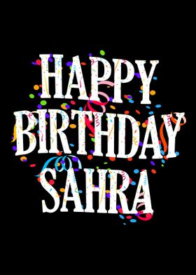 Happy Birthday Sahra