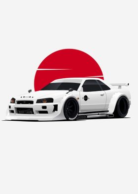 Nissan Skyline GTR R34