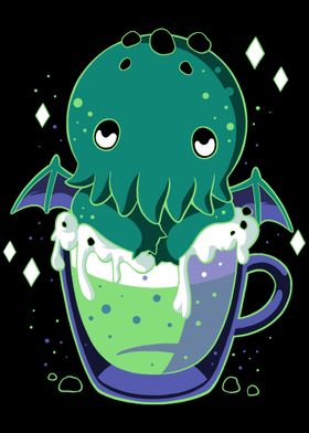 Cute Sea Monster Drink