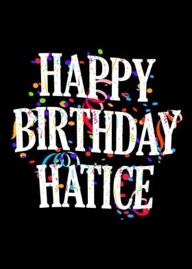 Happy Birthday Hatice