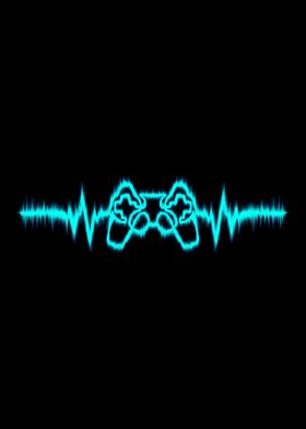 Gamer Heartbeat Gaming Lov