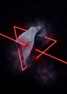 Triangle Laser Meteorite