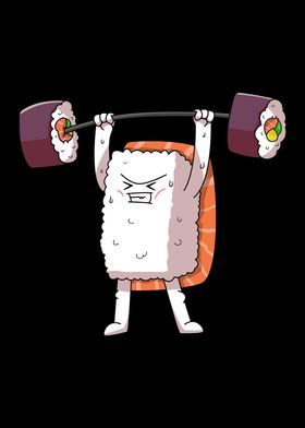 Sushi Weightlifting Sports