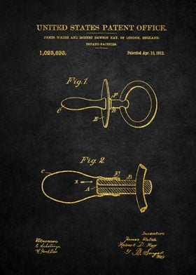 91 1912 Pacifier Patent