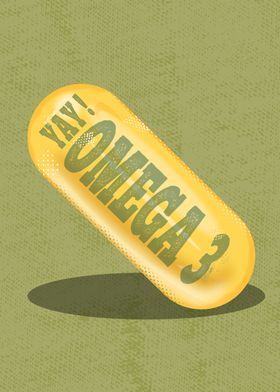 Omega 3 oil capsule