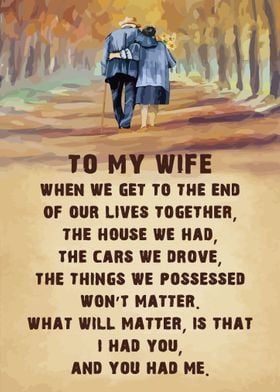 TO MY WIFE 
