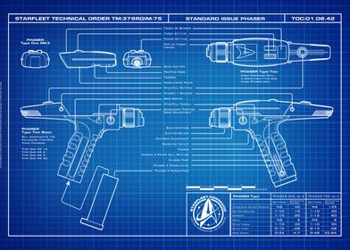 'Standard Issue Phaser' Poster by Star Trek | Displate