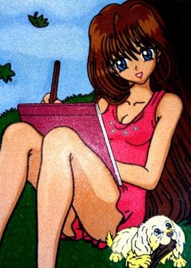 Anime Girl Drawing