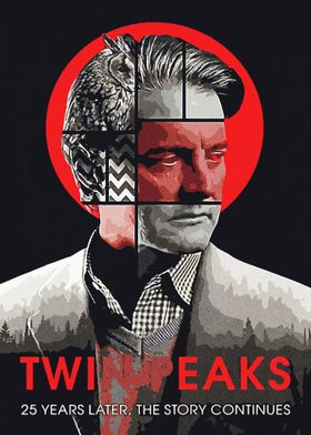 perle symbol Læring Twin Peaks' Poster by JusticeEichmann Studio | Displate