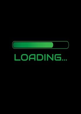 Loading Bar Computer Nerd