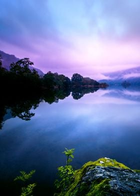 Peaceful  Sunset Lake