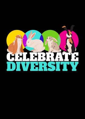 Celebrate Diversity Bunny