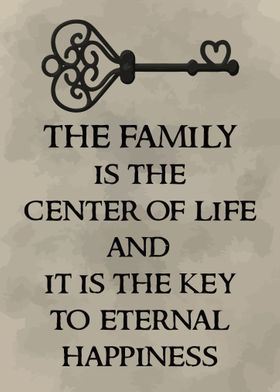THE FAMILY IS THE CENTER 