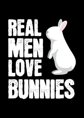 Men Loves Bunnies Bunny