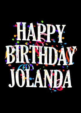 Happy Birthday Jolanda