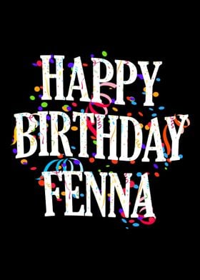 Happy Birthday Fenna