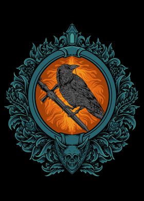 crow dark art