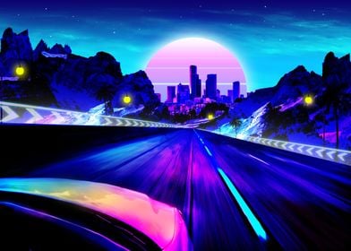 synthwave outrun