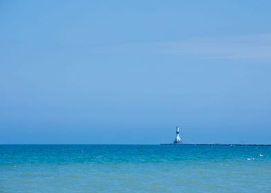 Lighthouse in the distance