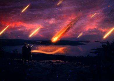 Meteor Shower Poster