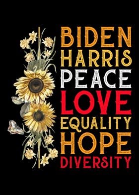 Biden Harris Equality Hope