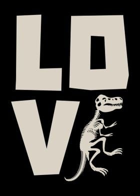 Paleontology Love Dinosaur