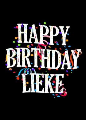 Happy Birthday Lieke