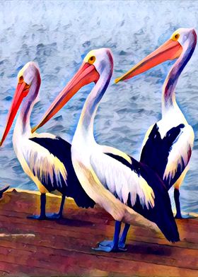 Painted Long Beaks
