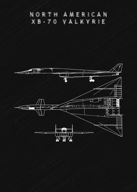 XB70 Valkyrie Blueprint
