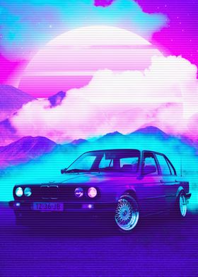 BMW M3 Synthwave