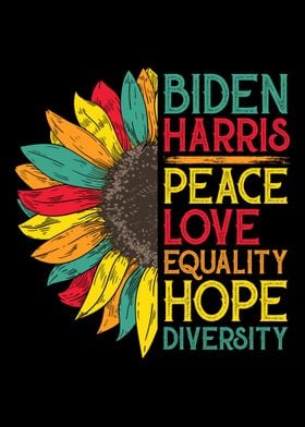 Biden Harris Peace Love