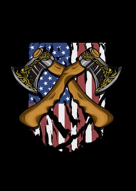 Throwing axe Usa America