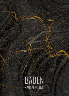 Baden Switzerland Map