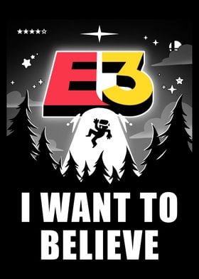I want to believe in E3