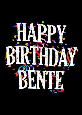 Happy Birthday Bente