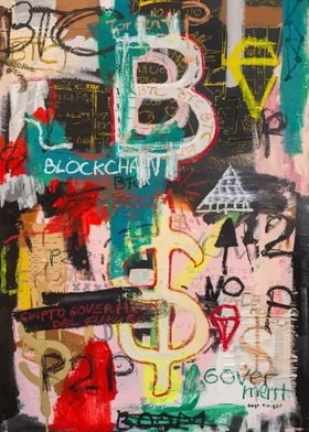 Bitcoin blockchain paint