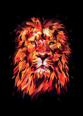 Fiery King Lion