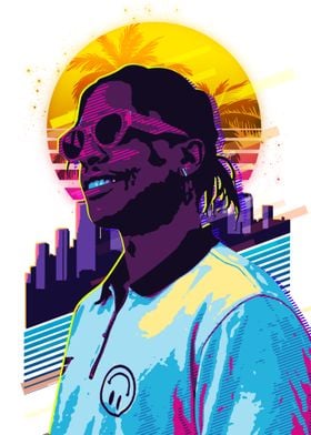 asap rocky retro 80s