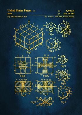 9 Rubiks Cube Patent