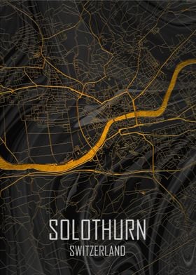 Solothurn Switzerland Map