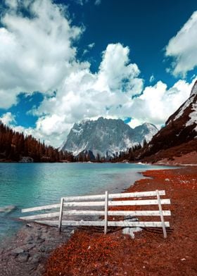 Mountain Lake in the Alps