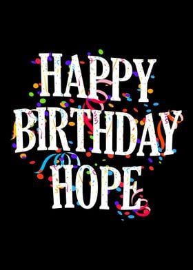 Happy Birthday Hope