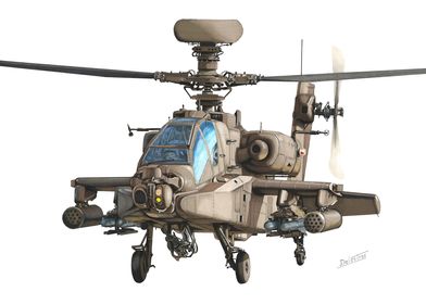 AH64 Apache illustration