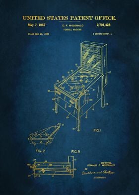 2 Pinball Machine Patent