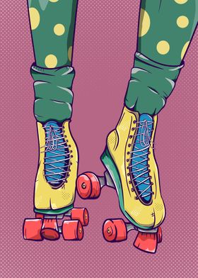 Roller Skater Girl