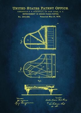 1 Steinway Piano Patent