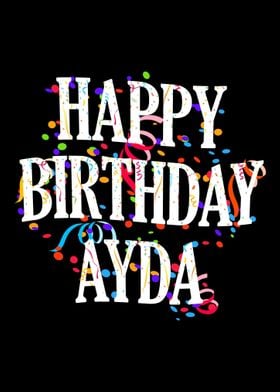 Happy Birthday Ayda