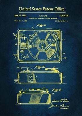 10Record Player Patent 19