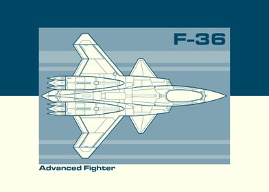 F36 Fighter Poster